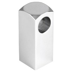 DAY&DAY 日日家居 2700系列 不銹鋼掛桿固定座 中通, 銀色, 1入