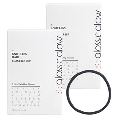 gloss&glow 無接縫髮圈 厚3mm 直徑50mm, 單色, 36個