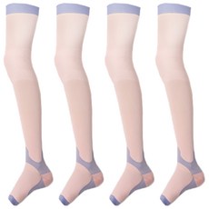 MILIFE 睡眠壓力大腿襪 粉紅色, 2個