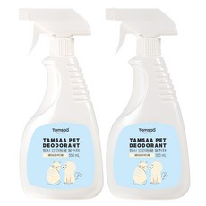 Tamsaa 寵物除臭劑 正裝 嬰兒爽身粉香, 2個, 550ml