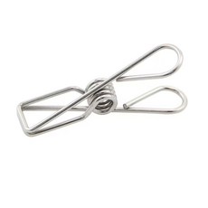 SHCJ 生活采家 304不鏽鋼曬衣專用夾 6 x 1.4cm 2mm 10g 20個, 1組