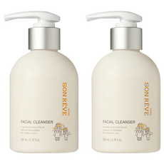 SON REVE 兒童洗面乳, 溫和保濕, 200ml, 2瓶