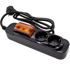Hi-Power Multi Daehan Elite 大容量接線阻塞 Multi-Tab 黑色 2, 1.5m, 1個