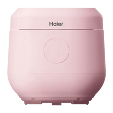 Haier 海爾 迷你電子鍋 1.2L容量 煮飯/煲粥/煲湯/優格 24小時智慧預約, RC-K12AP, 粉色