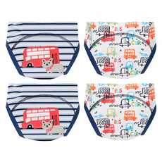 엠케이 순면 배변 훈련 팬티, A버스(네이비), 2세트