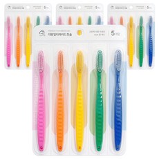 Back to Basics 大王王牌寬頭牙刷 繽紛5入組, 4套