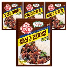 OTTOGI 不倒翁 三鮮乾炸醬粉 海鮮口味, 100g, 4包