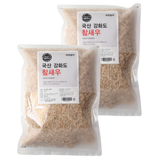 마켓밀러 국산 강화도 참새우, 500g, 2개