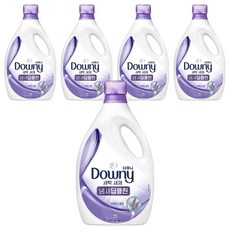 다우니 냄새 딥클린 라벤더클린 세탁세제 본품, 3L, 5개