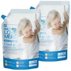 네이쳐러브메레 유아세제 쿨 프레쉬, 1.3L, 2개