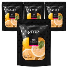 粉紅檸檬水即溶粉, 1kg, 1包, 4包