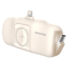 GIGASTONE 立達 直插式口袋型行動電源 5000mAh, 奶茶色, MP-5000ACM