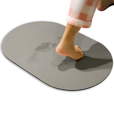 I Don Care可水洗不易破壞珪藻土腳踏墊, 米色, 1個