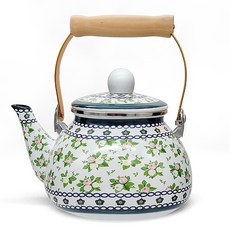 SSONUM IH感應花朵印花陶瓷水壺, 迷你玫瑰, 1.3L