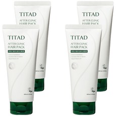 TITAD After Clinic滑順滋潤髮膜 染燙受損髮用, 4條, 200ml