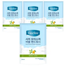 Vaseline 凡士林 乳木果油保濕泡沫洗手液補充包 檸檬馬鞭草香, 4包, 450ml