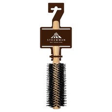 STRAWMAN STM原木天然豚毛捲梳 M5722, 1支