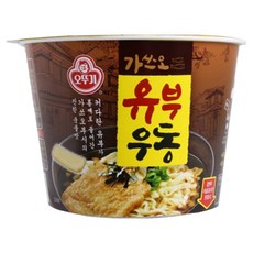 오뚜기 가쓰오 유부 우동 컵라면, 1개
