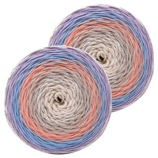 마마니트 마크라메 케이크 뜨개실, 믹스14, 2개