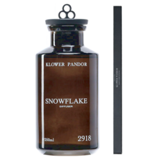 KLOWER PANDOR 擴香瓶 附擴香棒 2961 心動時刻, 1個, 250ml, 黑棕色