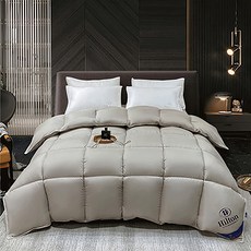 星級飯店 羽絲絨被芯 4斤, 高雅灰