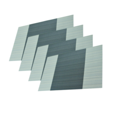 Podil 雙色餐墊 4入, 灰色, 45 x 30 cm, 4個