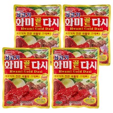 화미 화미골드다시 조미료, 1kg, 4개