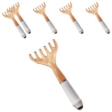 Yougoodcare 頭皮刮痧按摩梳, 6個, 棕色