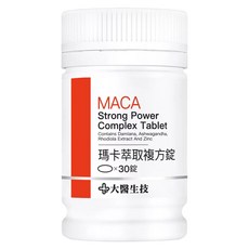 大醫生技 瑪卡萃取複方錠, 30錠, 1罐