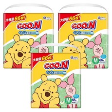 GOO.N 大王 日本境內版 瞬吸貼合褲型尿布 迪士尼版 6~12kg, M, 198片