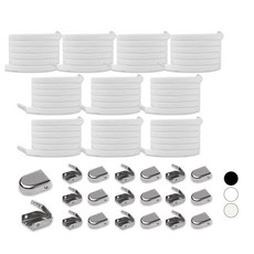 Shoebrick 男女通用 免綁鞋帶 10入 + 簡易夾扣 20入 組