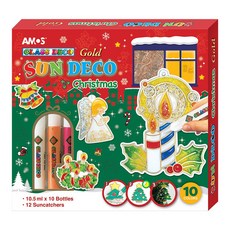 아모스 글라스데코 썬데코 크리스마스, 혼합색상, 1개