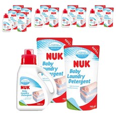 NUK 嬰兒洗衣精, 6組, 2.5L