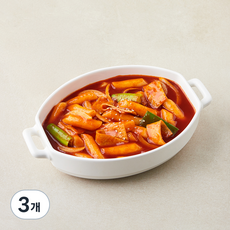 즉떡살롱 쌀떡볶이 기본맛 밀키트, 518g, 3개
