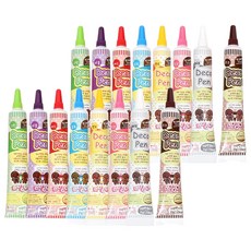 DIY巧克力裝飾筆 8款, 2套, 20g