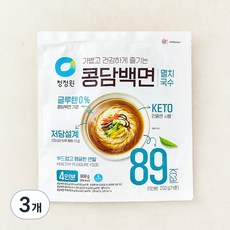 청정원 콩담백면 멸치국수 4인분, 808g, 3개