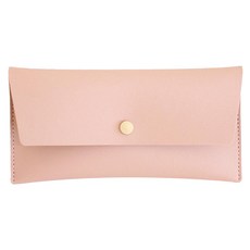 recoz 皮革現金零用錢信封 + 卡片組 玫瑰色(信封) 1組, 1個, 玫瑰(信封)