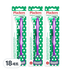 plackers 派樂絲 舌苔清潔器 2入, 18套