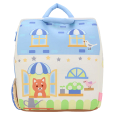 Mother garden Usamomochan 萌兔桃桃 家家酒 狗狗小屋, 水藍色, 1個