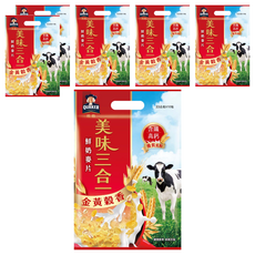 QUAKER 桂格 美味三合一麥片 金黃穀香 10包, 33g, 6袋