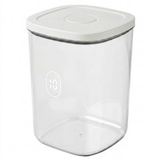 寵物密封儲糧桶, 透明, 10L, 1個