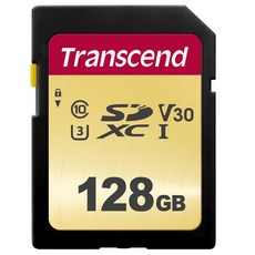 Transcend 創見 SD卡 MLC 記憶卡 TS128GSDC500S, 128GB