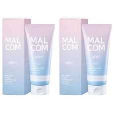 MALCOM 瑪律科姆 NOW免沖洗全天候基礎護理髮膜, 2個, 200ml