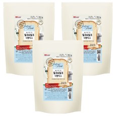 麵包園牛奶和牛奶麵包混合物, 364g, 3個