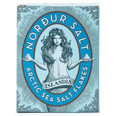 NORDUR 冰島女神 原味 北極海鹽薄片, 250g, 1盒