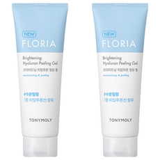 Tony Moly Floria 亮白玻尿酸去角質凝膠, 2個, 170ml
