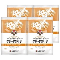 백설 부침용 밀가루, 4개, 3kg