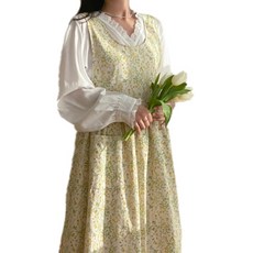 Hansday Minibud 圍裙, 黃色花朵, 1個