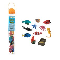 Safari Ltd 珊瑚礁筒裝公仔 Coral Reef 699104, 混色