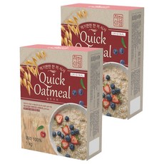 Good Store 原味燕麥片 1kg, 2個